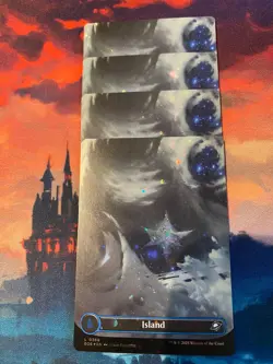 MTG Edge of Eternities Island Galaxy Foil x 4 - Image 1