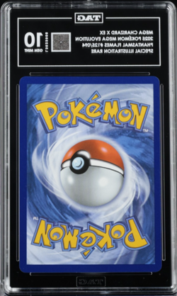Pokemon Mega Charizard X ex 2025 Mega Evolution #125/094 Special Il. Rare TAG 10 - Image 2