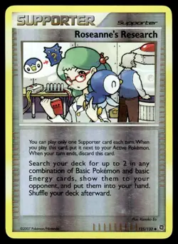 2007 Pokemonl - Secret Wonders - NM - Roseanne’s Research - Uncommon #125/132 - Image 1