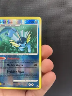 2009 Pokemon Platinum Rising Rivals Vaporeon Reverse Holo #34/111 NM - Image 4