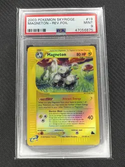 2003 Pokemon Skyridge Magneton 19/144 Reverse Holo PSA Mint 9 Clean! - Image 1