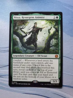 MTG - Nissa, Resurgent Animist - Normal - MOM: The Aftermath - NM - Image 1