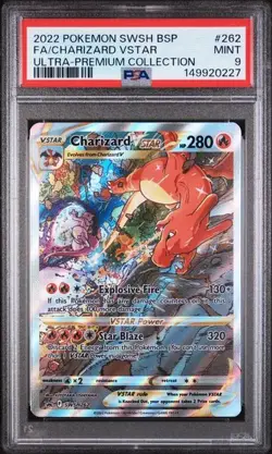 Charizard VSTAR Black Star Promo SWSH262 Pokemon PSA 9 - Image 1