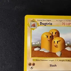 Pokemon TCG Dugtrio Base Set 19/102 Shadowless Rare LP - Image 2