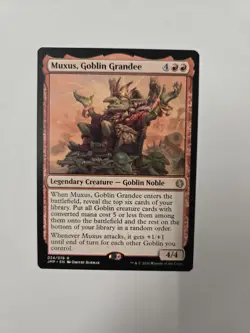 Muxus, Goblin Grandee Jumpstart Regular Rare. NM. 024 - Image 1
