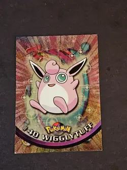 Wigglytuff Holo Topps Pokemon #40 TV Animation Ed. NM Blue Label - Image 1