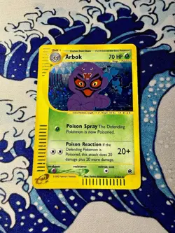 Pokemon TCG HOLO FOIL Arbok 3/165 Expedition Vintage 2002 E-reader ✨✨ - Image 2