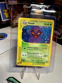 Pokemon TCG HOLO FOIL Arbok 3/165 Expedition Vintage 2002 E-reader ✨✨ - Image 4