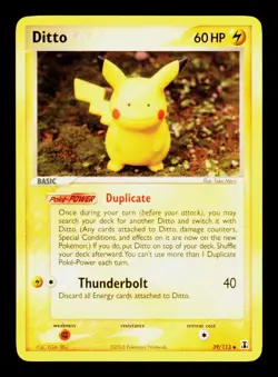 Pokemon TCG Ditto (Pikachu) Delta Species 39/113 - Image 1