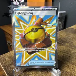 Pokemon Fighting Gong 168/132 Me01: Mega Evolution Ultra Rare Full Art Holo NM - Image 1