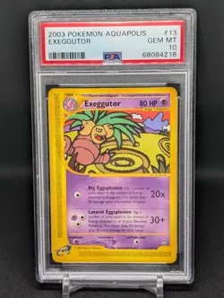 Exeggutor 13/147 PSA 10 Non-Holo Pokemon Aquapolis - Image 1