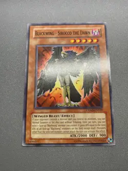 Yu-Gi-Oh! Blackwing - Sirocco The Dawn Common Unlimited CRMS-EN010 MP - Image 1