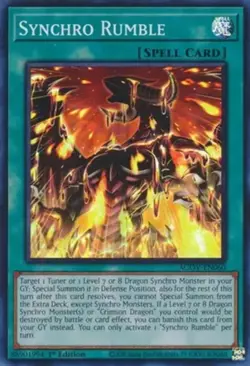 Synchro Rumble - AGOV-EN060 - Super Rare - 1st Edition Near Mint Yugioh Card - Image 1