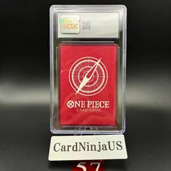 CGC 10 GEM MINT Roronoa Zoro Parallel OP01-001 L 25th Edition ONE PIECE Card 57 - Image 2