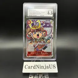 CGC 8.5 NM/Mint+ Tony Tony Chopper Parallel ST01-006 C 25th Edition ONE PIECE - Image 1