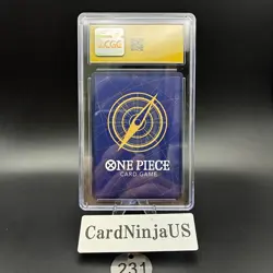 CGC 10 PRISTINE Usopp Parallel ST01-002 C 25th Edition ONE PIECE Card Game 231 - Image 2