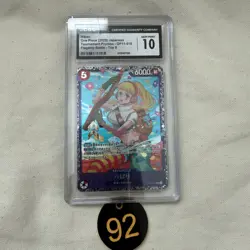 CGC 10 GEM MINT Hibari OP11-010 SR Flagship Battle Prize - ONE PIECE 92 - Image 1