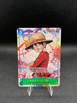 Namco Monkey D. Luffy OP13-118 Secret Rare Foil Alt Art 6/7000 One Piece CCG - Image 1