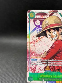Namco Monkey D. Luffy OP13-118 Secret Rare Foil Alt Art 6/7000 One Piece CCG - Image 2