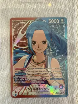 One Piece TCG - Nefeltari Vivi EB03-001 (Alt Art Leader) - Heroines Ed - English - Image 1