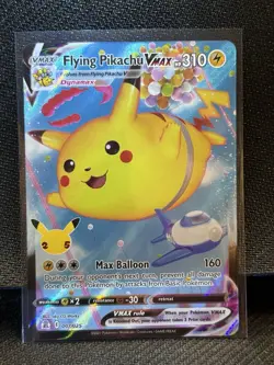 Flying Pikachu VMAX 007/025 Pokemon Celebrations Rare VMAX Near Mint Card NM 1 - Image 1