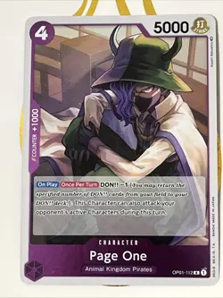 One Piece Card Game Page One OP01-112 Romance Dawn Foil - Image 1