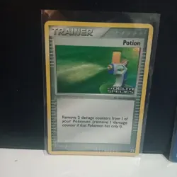 2 card Trainer reverse holo lot Potion and Root Fossil ex Hidden Legends/ Delta - Image 5