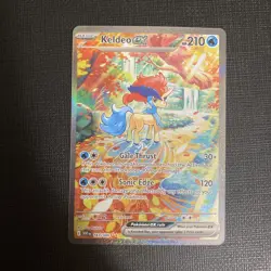 Pokemon TCG Keldeo EX SIR White Flare Card 167/086 - Image 1