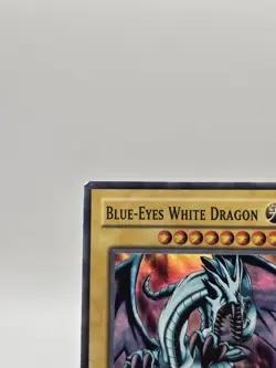 SKE-001 Blue-Eyes White Dragon Super Rare UNL Edition MP Yugioh Card See Pics - Image 4