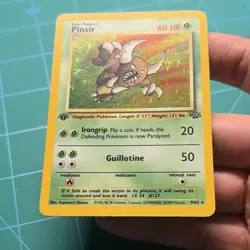 Pokemon TCG Pinsir Holo Rare 1st Edition Jungle 09/64 Wizards WOTC 1999 Card - Image 2