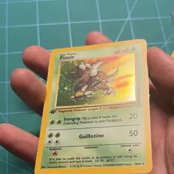 Pokemon TCG Pinsir Holo Rare 1st Edition Jungle 09/64 Wizards WOTC 1999 Card - Image 3