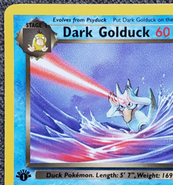 1st Edition Dark Golduck - Team Rocket - #37/82 - Vintage Pokemon Card 2000 WOT - Image 2