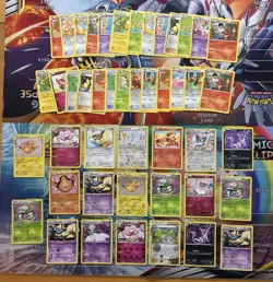 Pokemon Card Lot Radiant Cards RC Holo Etc 46 Cards Eevee Sylveon Fire - Image 1