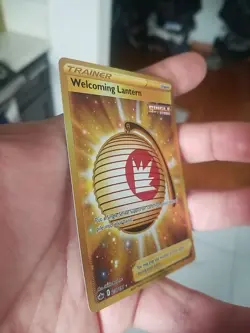 Welcoming Lantern 230/198 Gold Secret Rare Chilling Reign Pokemon Card Mint NM - Image 3