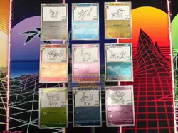 Pokemon Yu Nagaba Promo 2023 Eevee Evolutions 9 Cards Japanese Set - Image 1