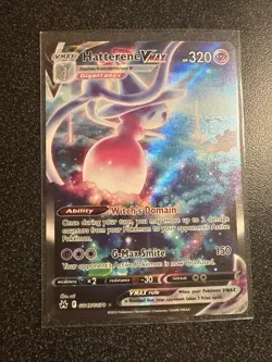 Pokemon TCG Hatterene VMAX Full Art Ultra Rare Holo Card Crown Zenith GG47/GG70 - Image 1