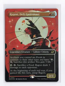 Ragost, Deft Gastronaut (Borderless) (Foil) 0300 (R) MTG Edge of Eternities EOE - Image 1