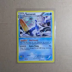 Samurott Holo 39/113 Rare Legendary Treasures Pokemon Card TCG - Image 1