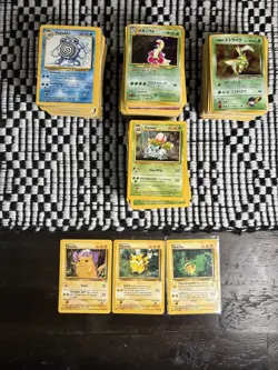 Pokemon 1995, 96, 97 Lot 475+ Cards Pikachu and More Vintage Cards - Image 1