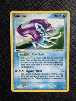 Suicune 030 Black Star Promo 2005 Holo Rare Pokemon TCG Card - Image 1
