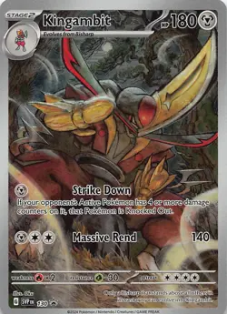 Pokemon TCG SV: Scarlet & Violet Promo Cards Kingambit Promo 130 NM - Image 1