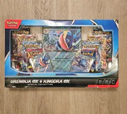 Pokemon Trading Card Game Greninja ex and Kingdra ex Special Collection Box. New - Image 1