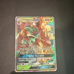 Pokemon Decidueye GX 12/149 SM Base Set Full Art Ultra Rare Holo Card - Image 1