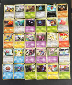 COMPLETE (30) HGSS TRIUMPHANT Common Nonholo Pokemon Card Set - Psyduck Ponyta++ - Image 1