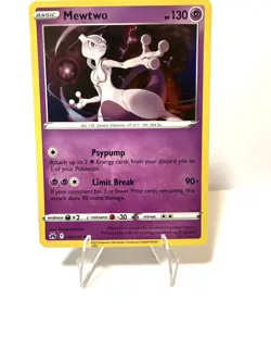 MewTwo 59/159 Holo RARE Crown Zenith Holo Rare Card LP - Image 1