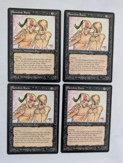 4 Nameless Race The Dark MTG Exc Free shipping with tracking - Image 1