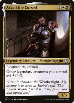 1x Arvad the Cursed NM Eng MTG - Dominaria United Commander - Image 1