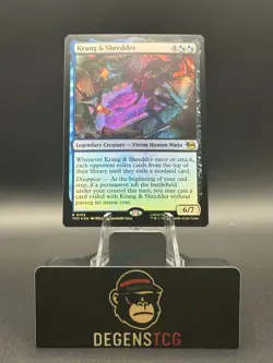 Krang & Shredder Teenage Mutant Ninja Turtles Foil 0153 magic tmnt - Image 1