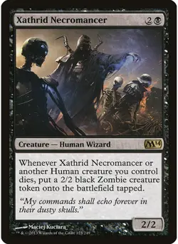 Xathrid Necromancer 123 MTG NM - Magic 2014 (M14) - Image 1