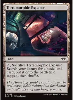 Terramorphic Expanse (Foil) 269 MTG NM - Duskmourn: House of Horror - Image 1